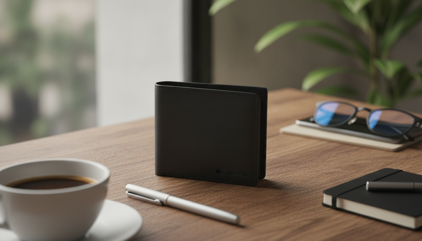 Calvin Klein Black Leather Wallet: Slim Everyday Essential