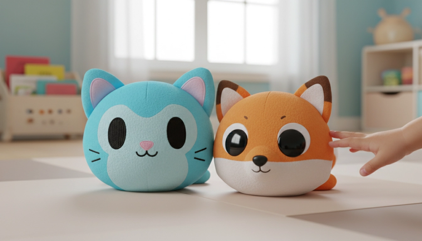 Embroidered vs Plastic Plush Faces: What’s Safer?
