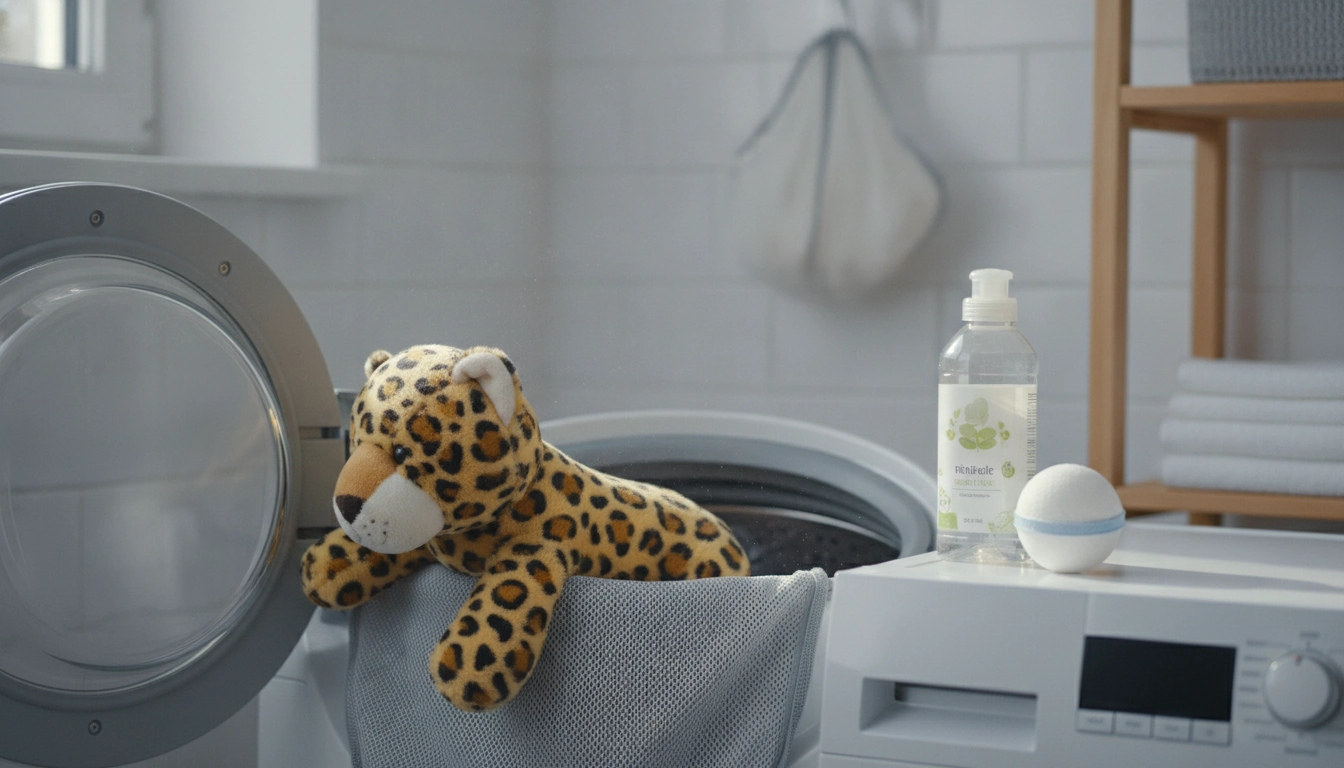 How to Wash a Yellow Leopard Plush (Best Cycle)