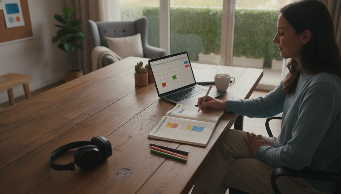 Time-Blocking Tips for Working From Home (No Stress)